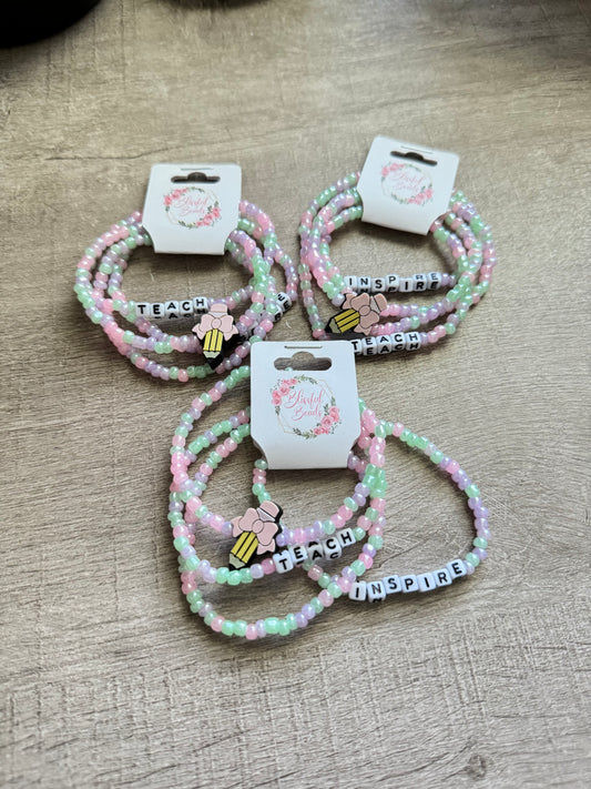 Teach + Inspire Seed Bead Set