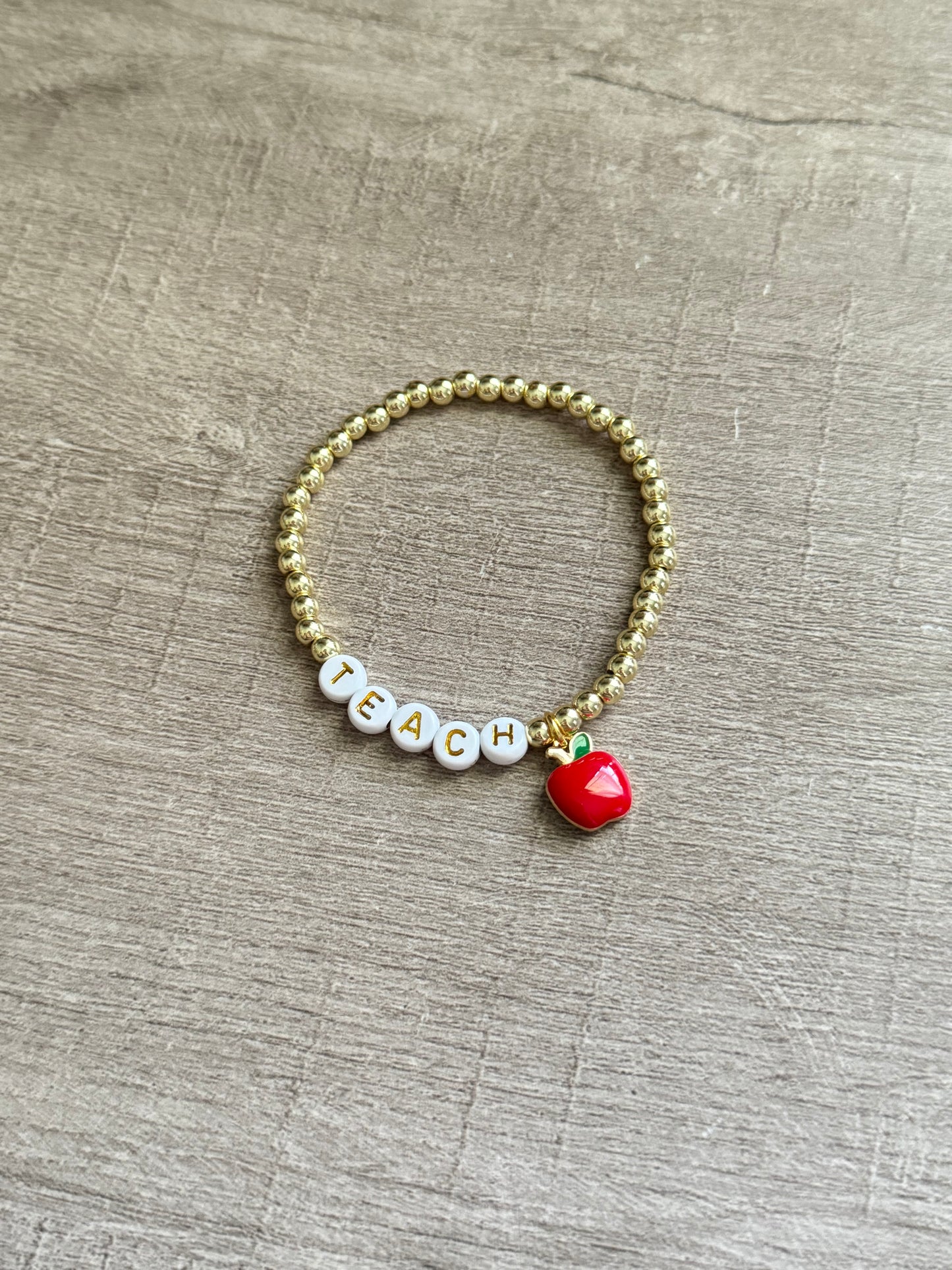 Golden Teach(er) Bracelet