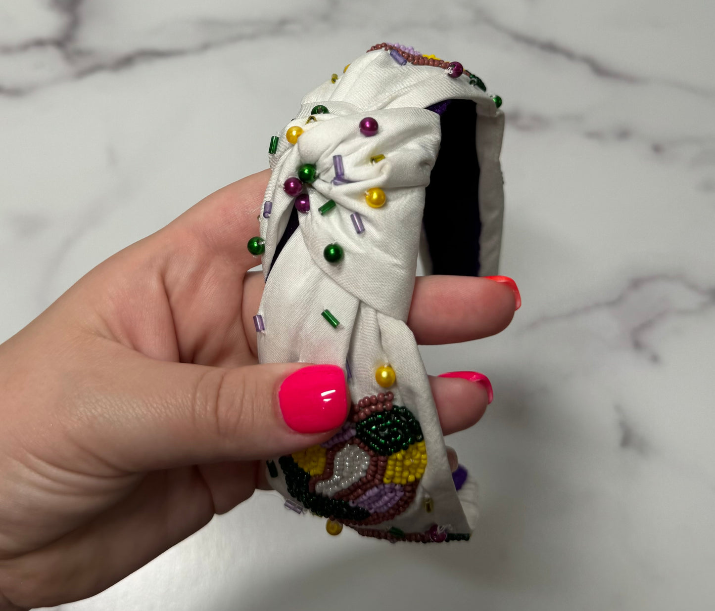 King Cake Headband