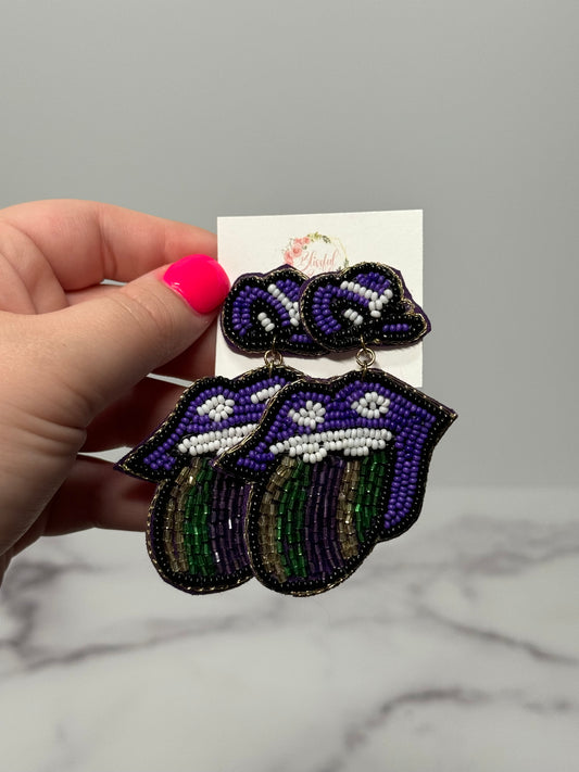 Mardi Gras Tongue Dangles