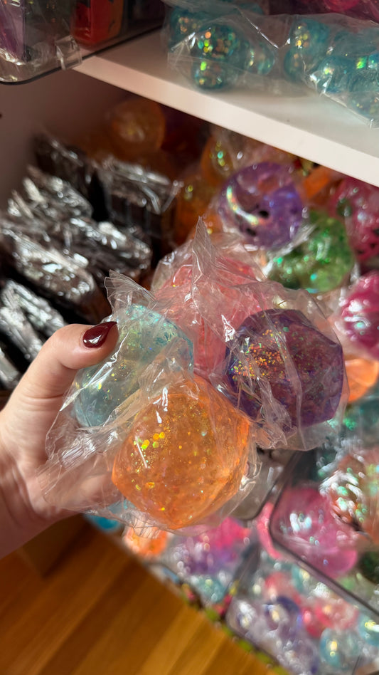 Geometric Glitter Squishy