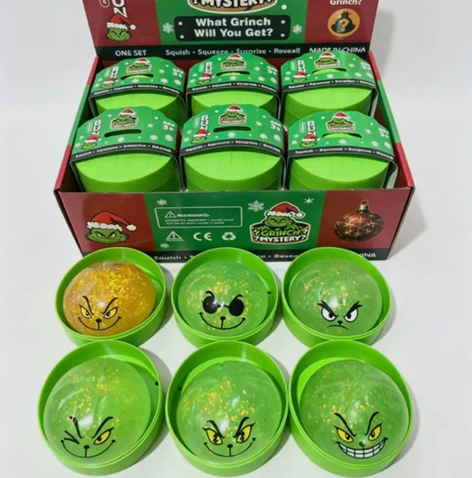 Green Grouch Mystery Dumpling Squishy