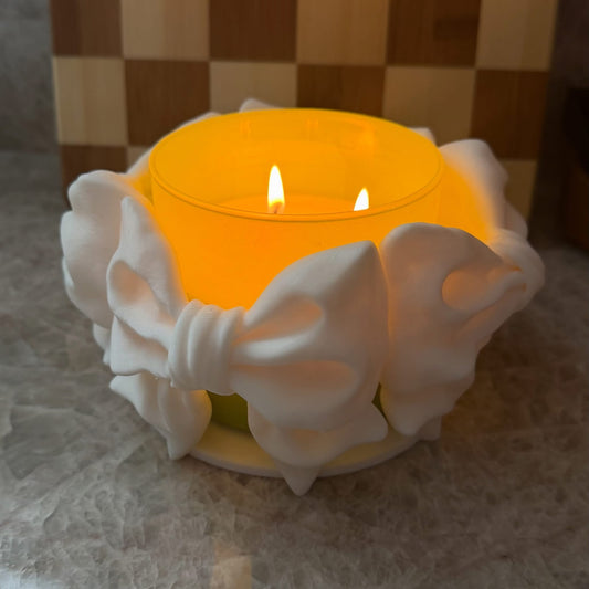 Bow 3-Wick Candle Holder