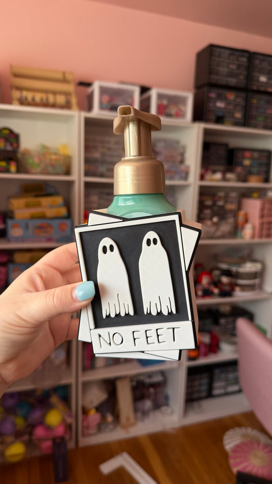 No Feet Polaroid Ghost Soap Holder