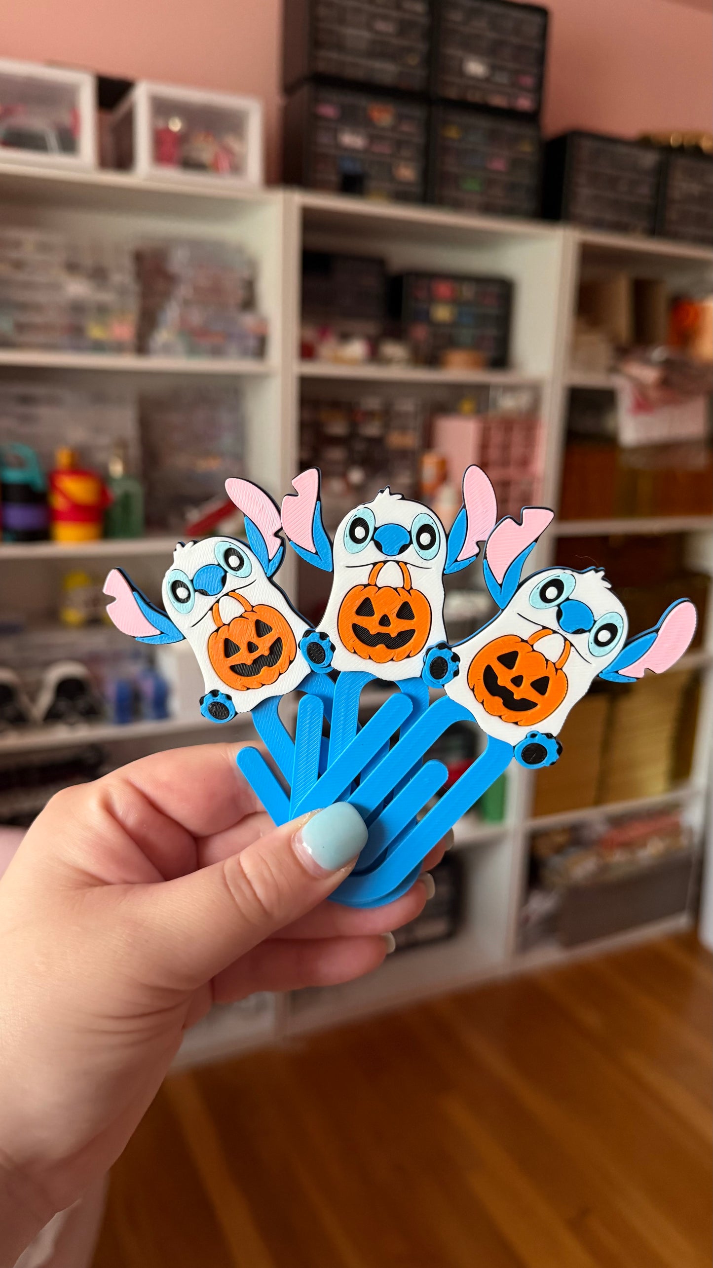 Ghost Costume Stitch Oversized Paperclip & Bookmark