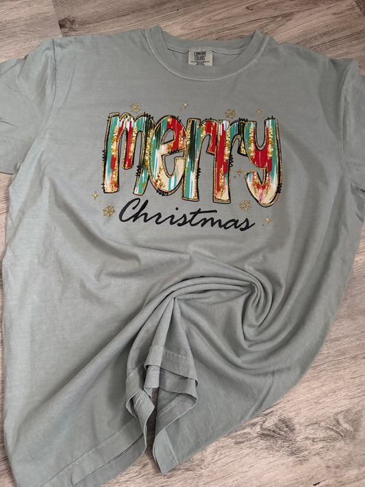 Merry Christmas Comfort Colors Shirt