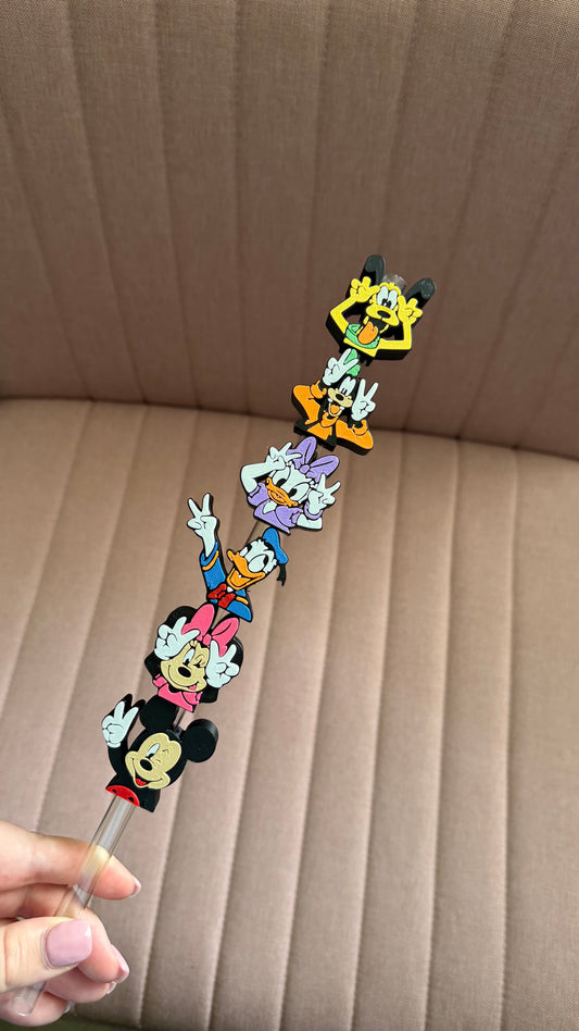 Peace Character Straw Topper Bundle