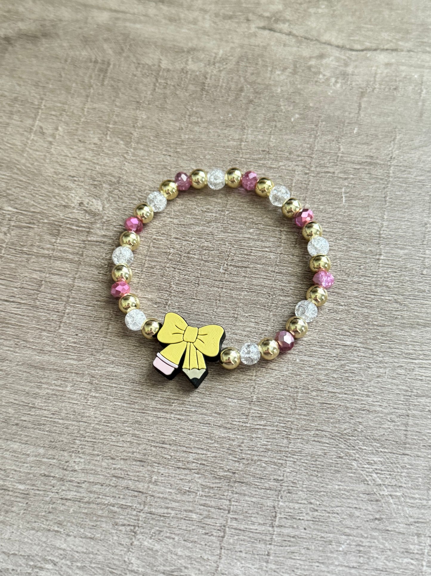 Pencil Bow Bracelet