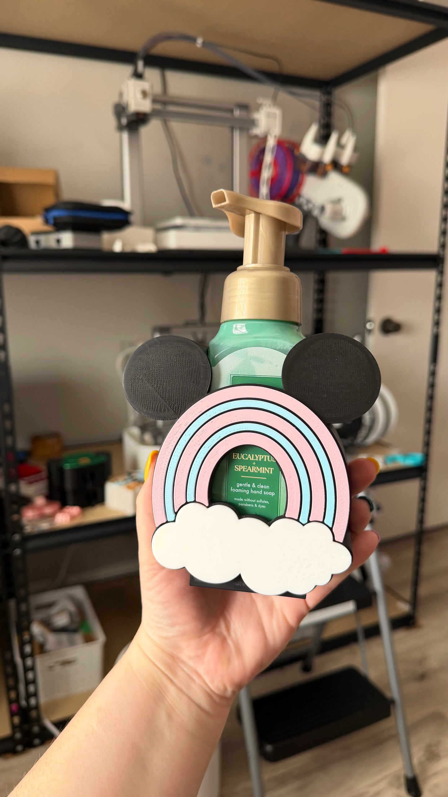 Mickey Rainbow Soap Holder