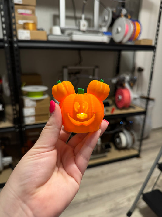Tealight Mickey Pumpkin