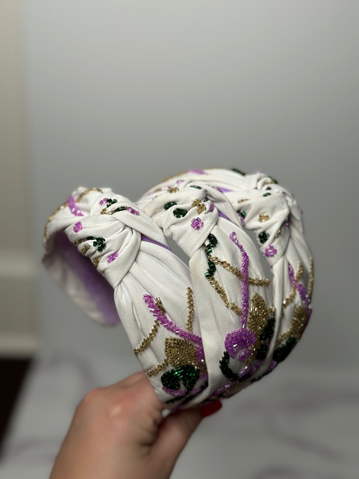 Fleur-de-lis Mardi Gras Headband