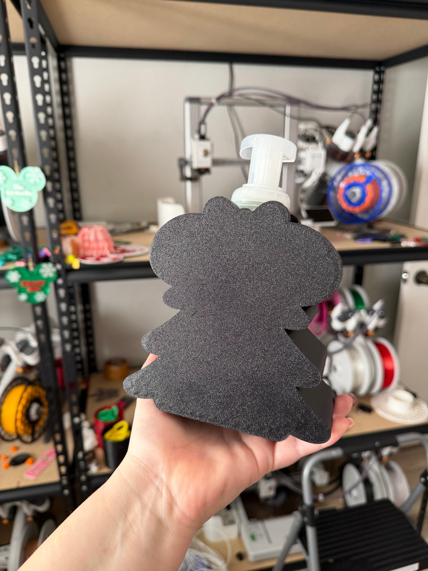 Mickey Christmas Tree Soap Holder