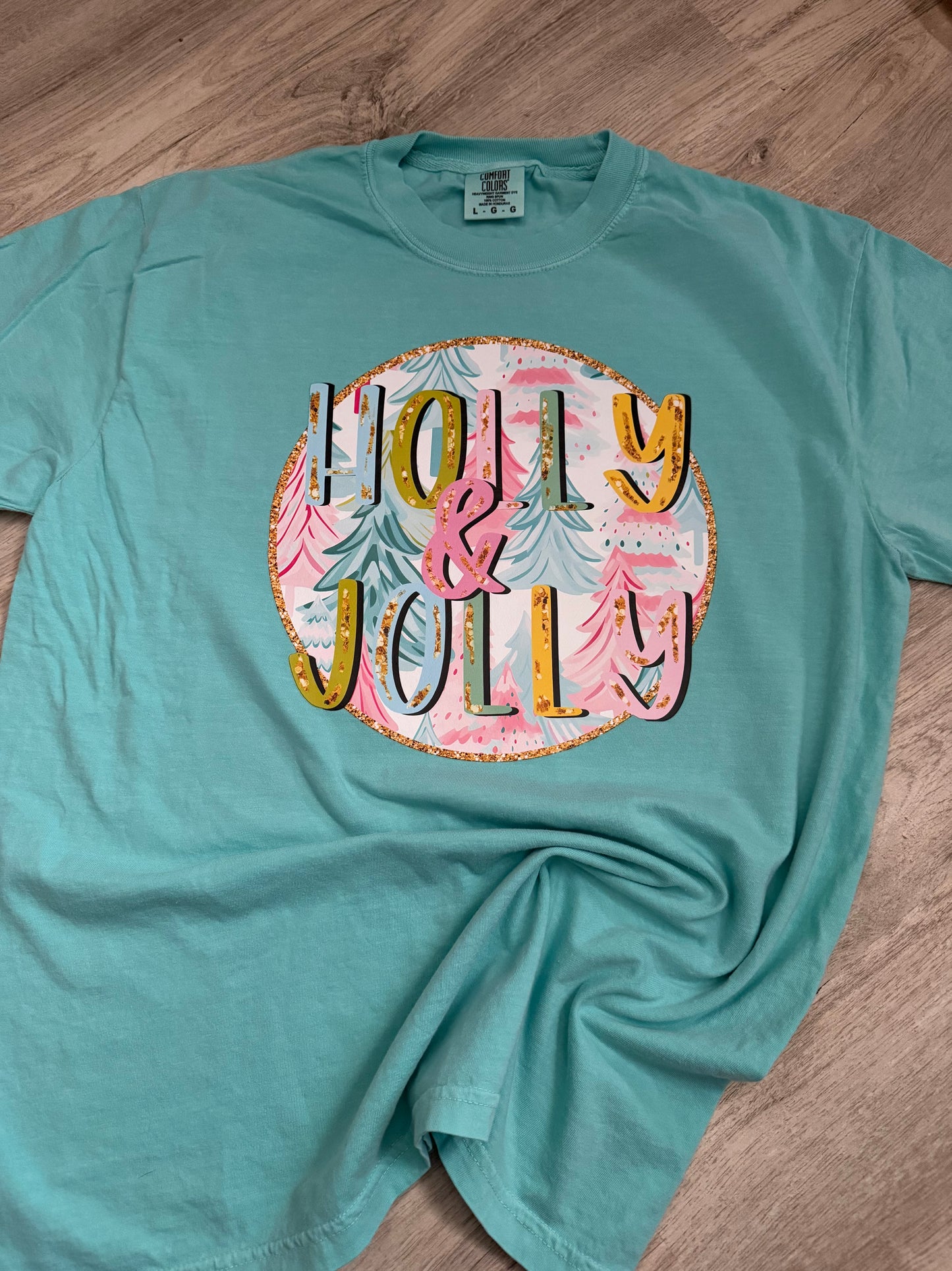 Holly and Jolly Comfort Colors Shirt