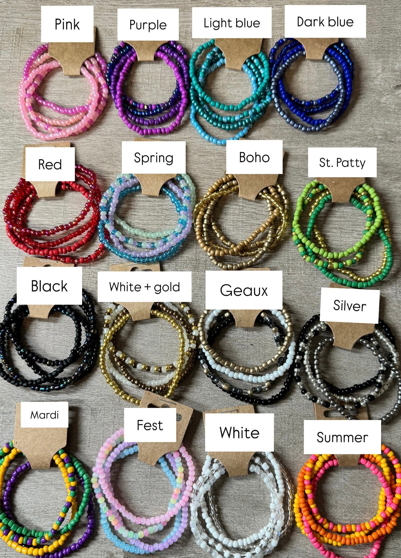 Seed Bead Sets