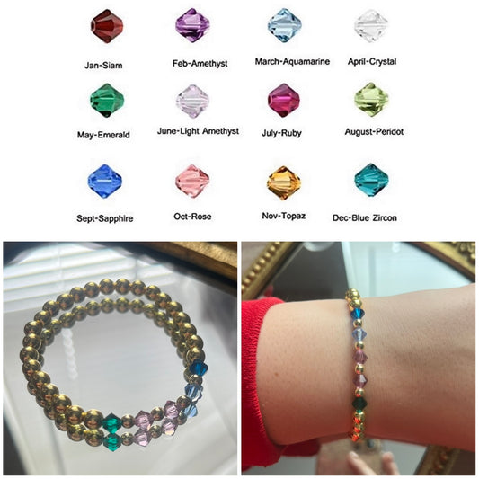 Birth Crystal Bracelet