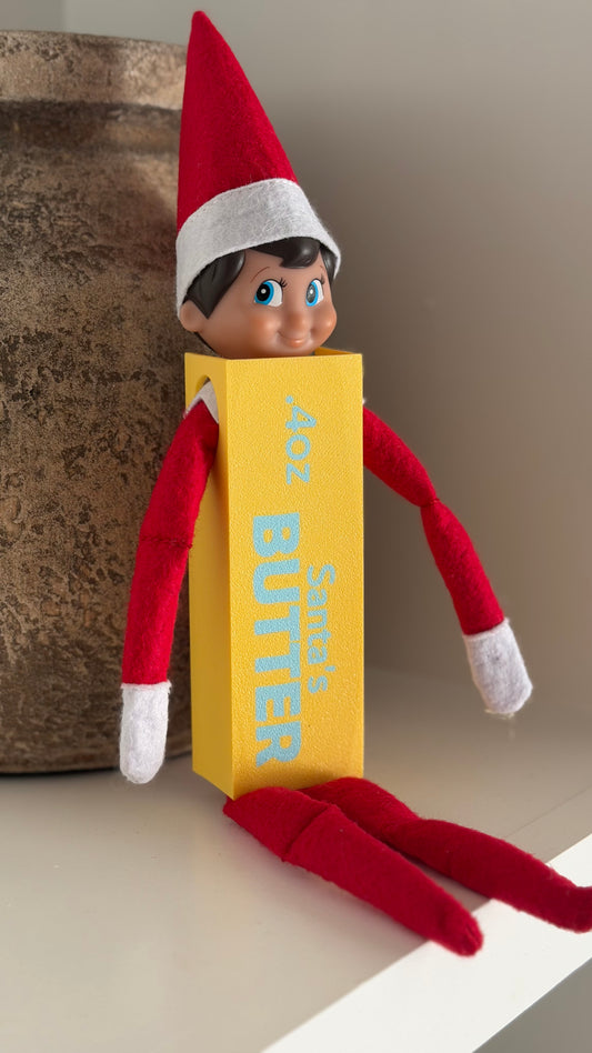 "Santa's Butter" Stick Costume for Elf on the Shelf