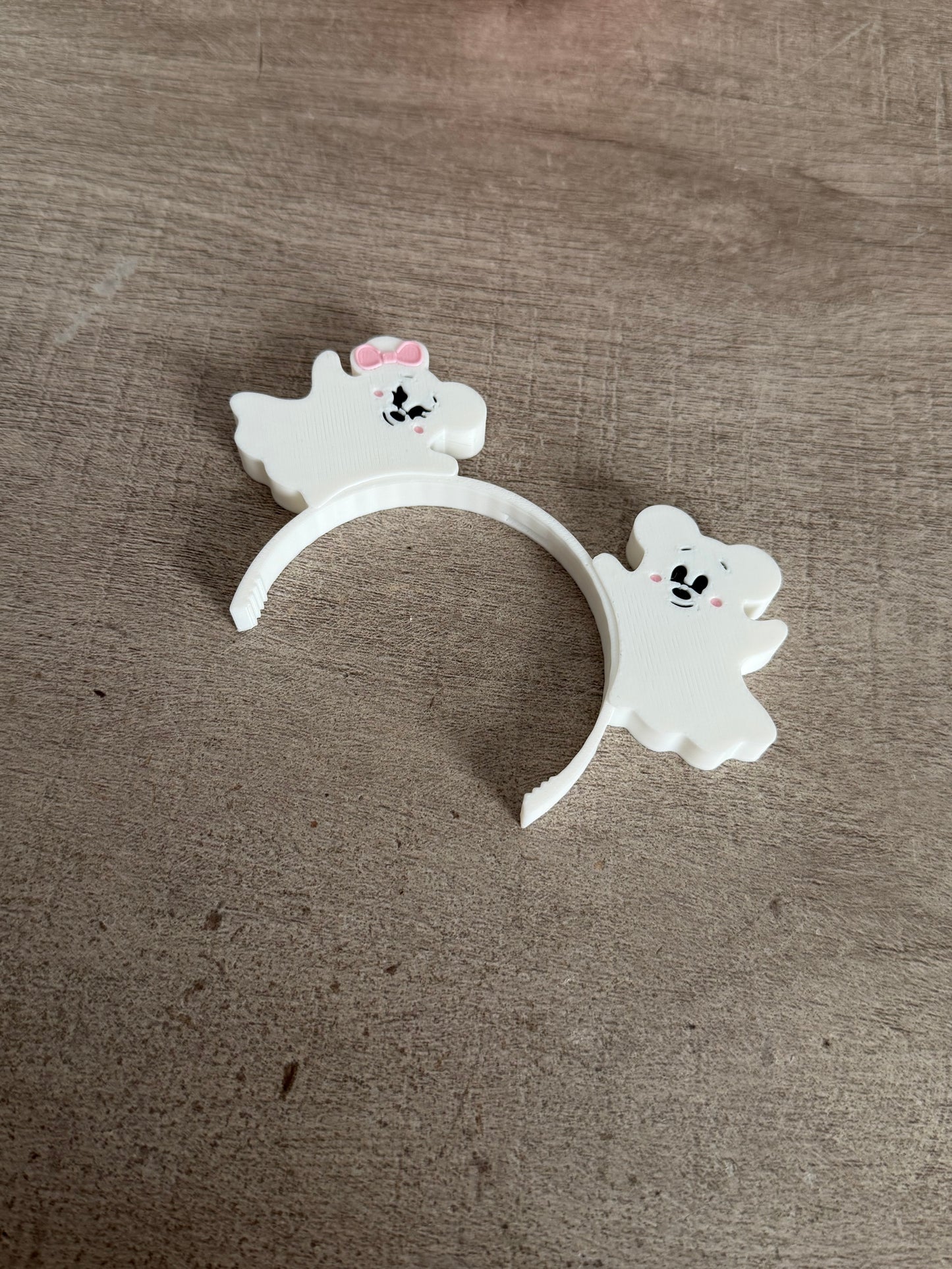 Labubu Minnie + Mickey Ghost Ears