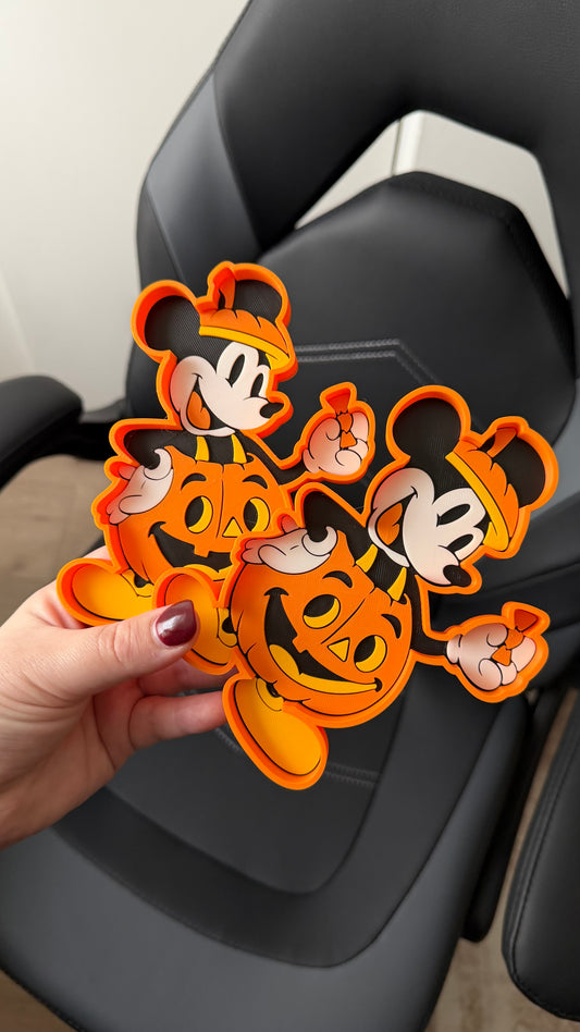 Vintage Mickey Halloween Mickey Tray/Stand
