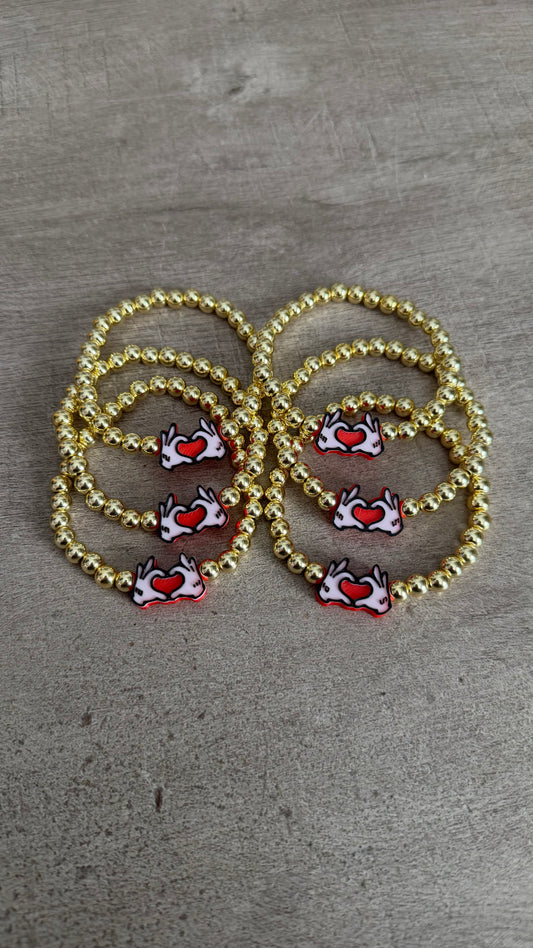 Mickey Heart Hands Bracelet