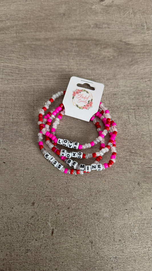 Valentines Day Seed Bead Set