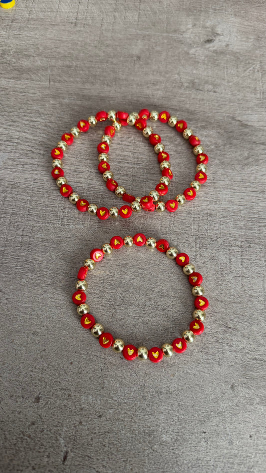 Golden Heartbeat Bracelet