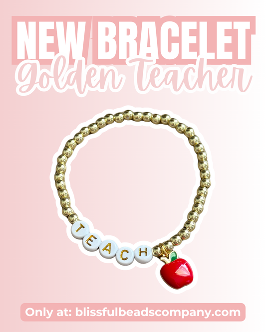 Golden Teach(er) Bracelet