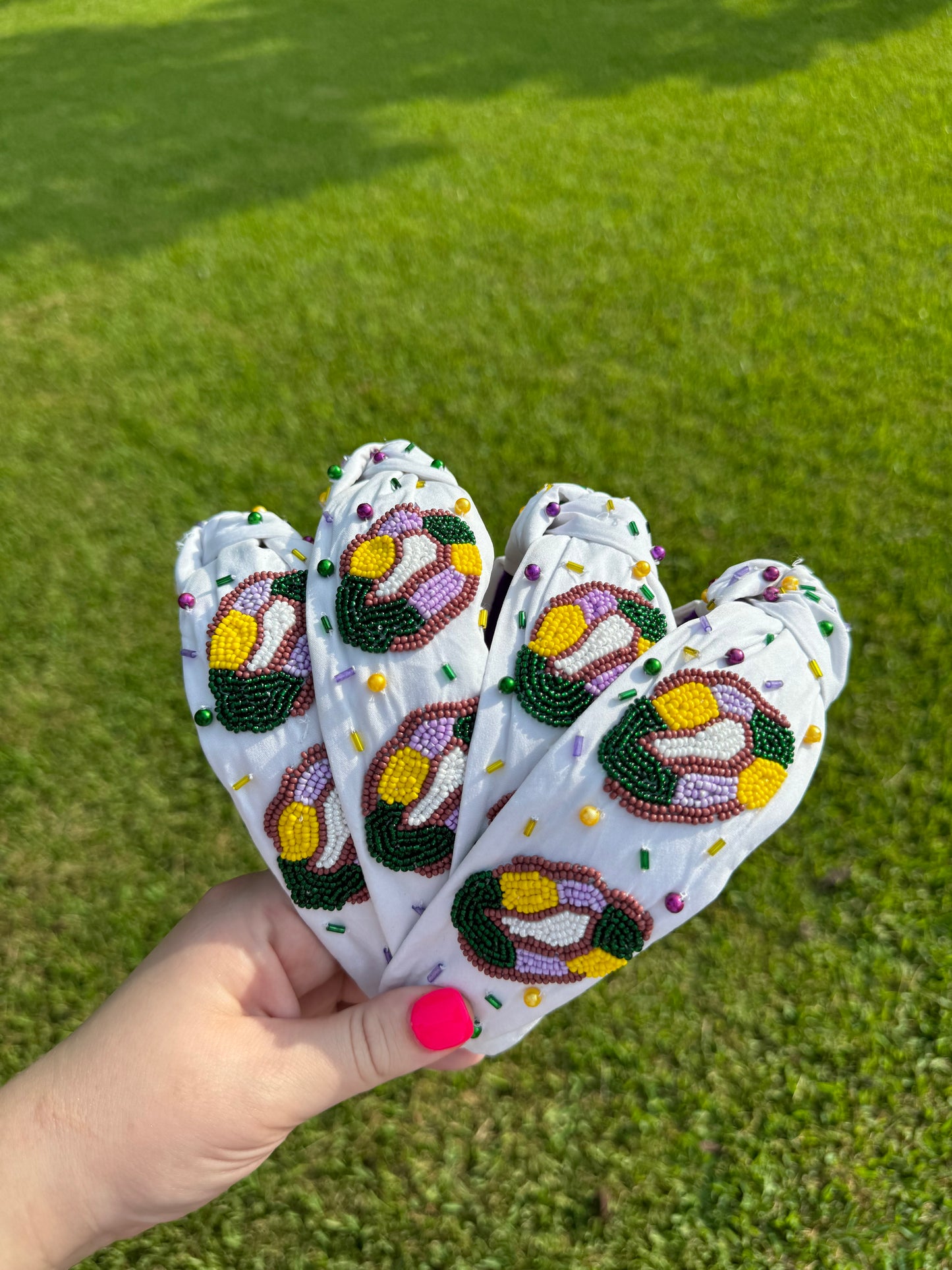 King Cake Headband