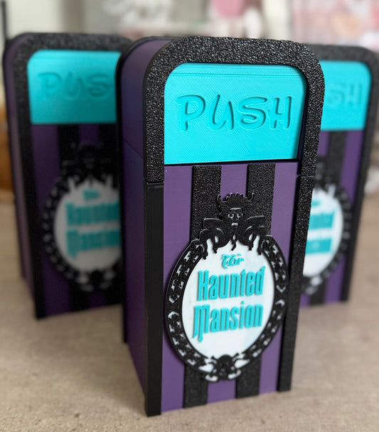 Haunted Mansion Inspired Theme Park Trash Can
