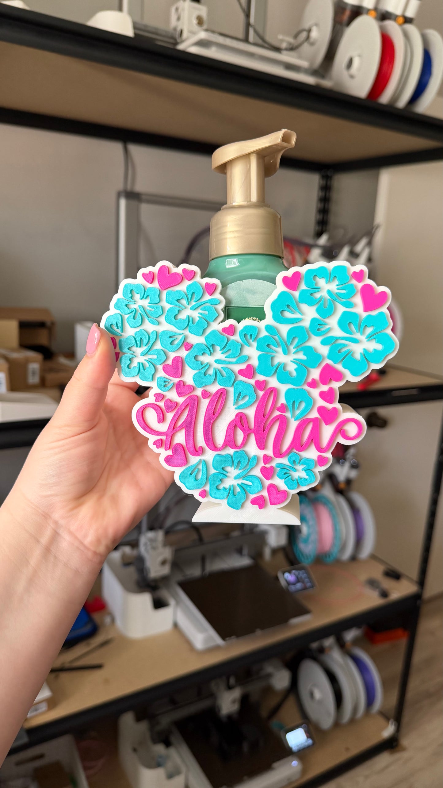 "Aloha" Tropical Mouse Soap Holder