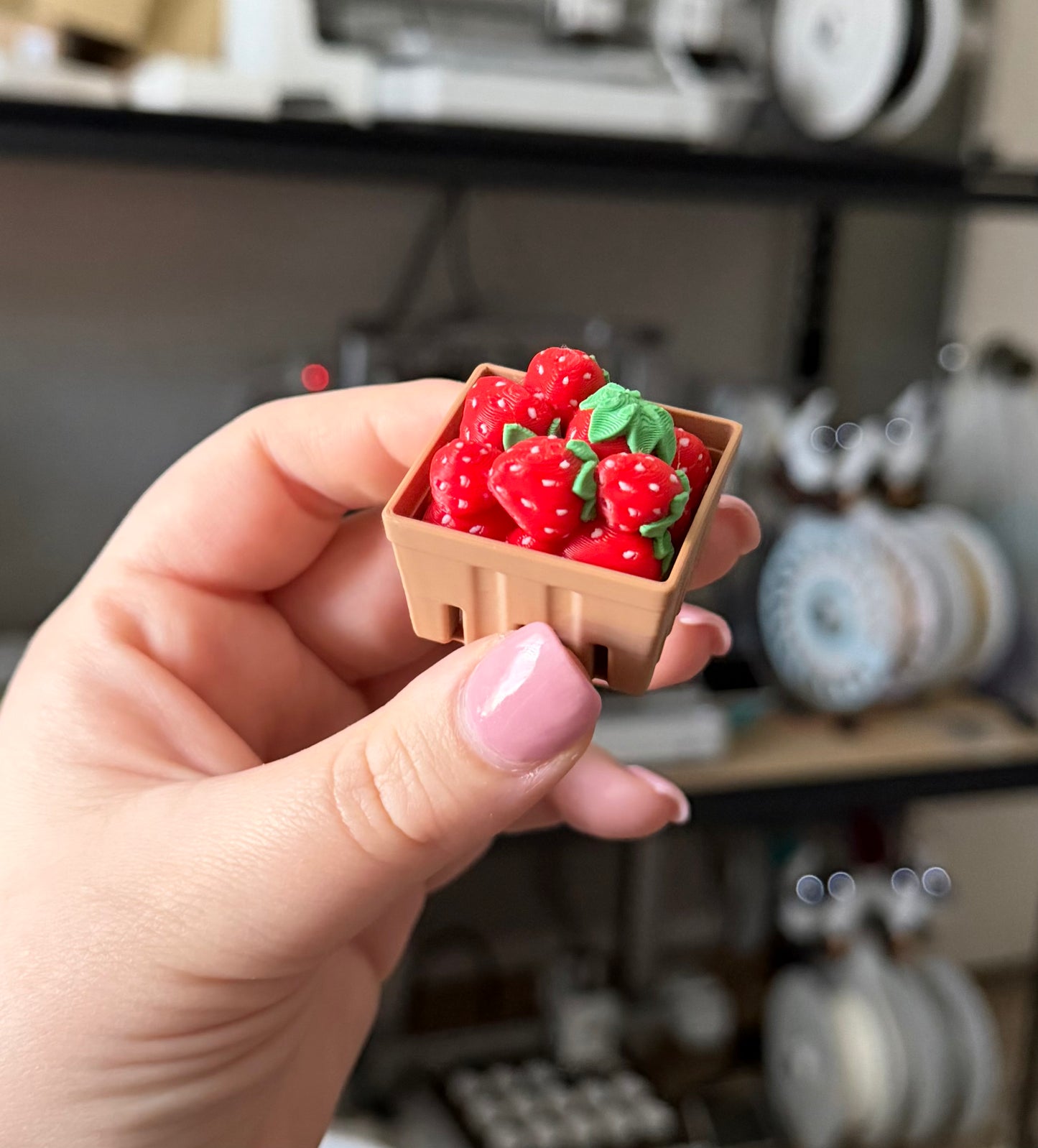 Strawberry Basket Fidget Clicker