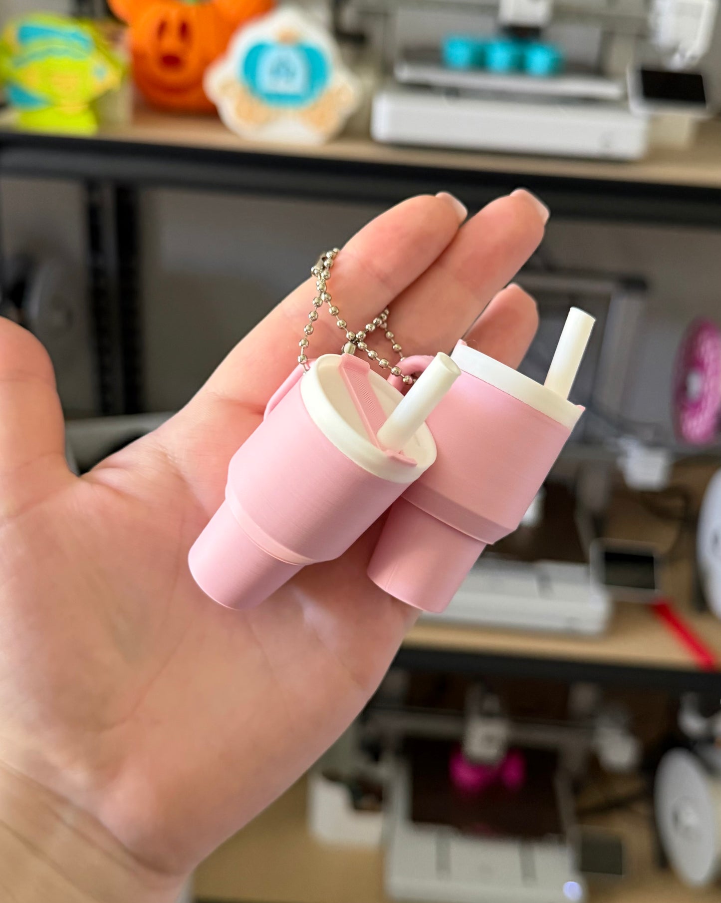 Pink Tumbler Fidget Clicker