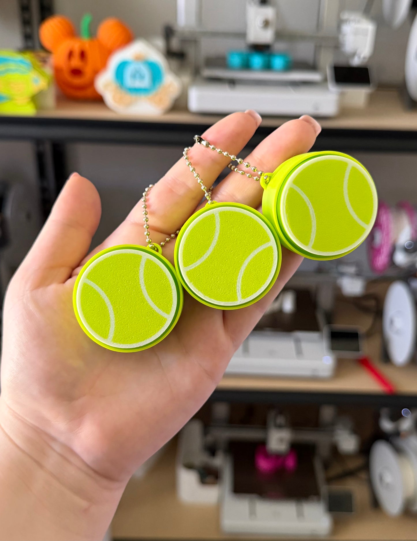 Tennis Ball Fidget Clicker