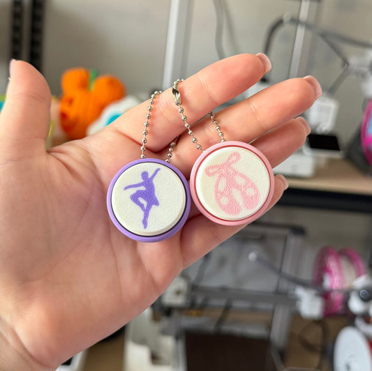 Ballerina & Pointe Shoe Fidget Clicker