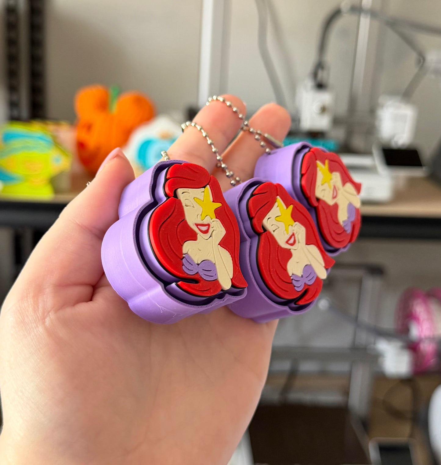 Starfish Mermaid Fidget Clicker