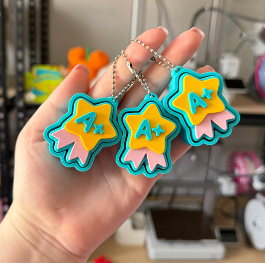 A+ Student Gold Star Fidget Clicker