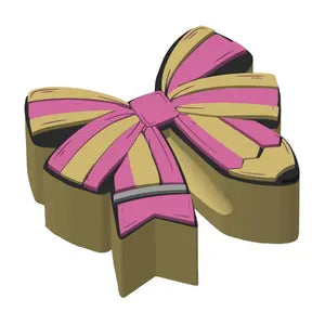 Pencil Bow Straw Topper