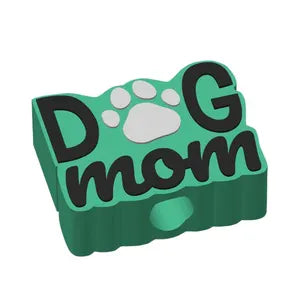 Dog Mom Straw Topper