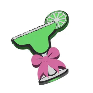Margarita with Bow Straw Topper