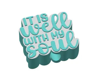 It Is Well With My Soul Straw Topper