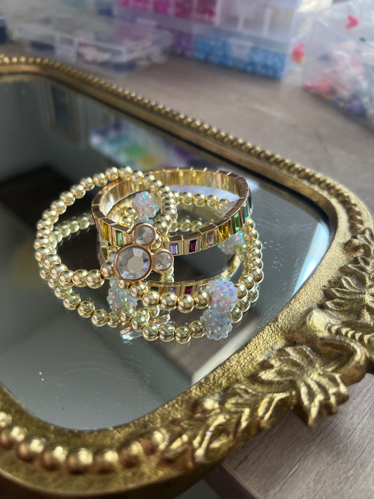 Gold Luxe + Jewel Mickey Set
