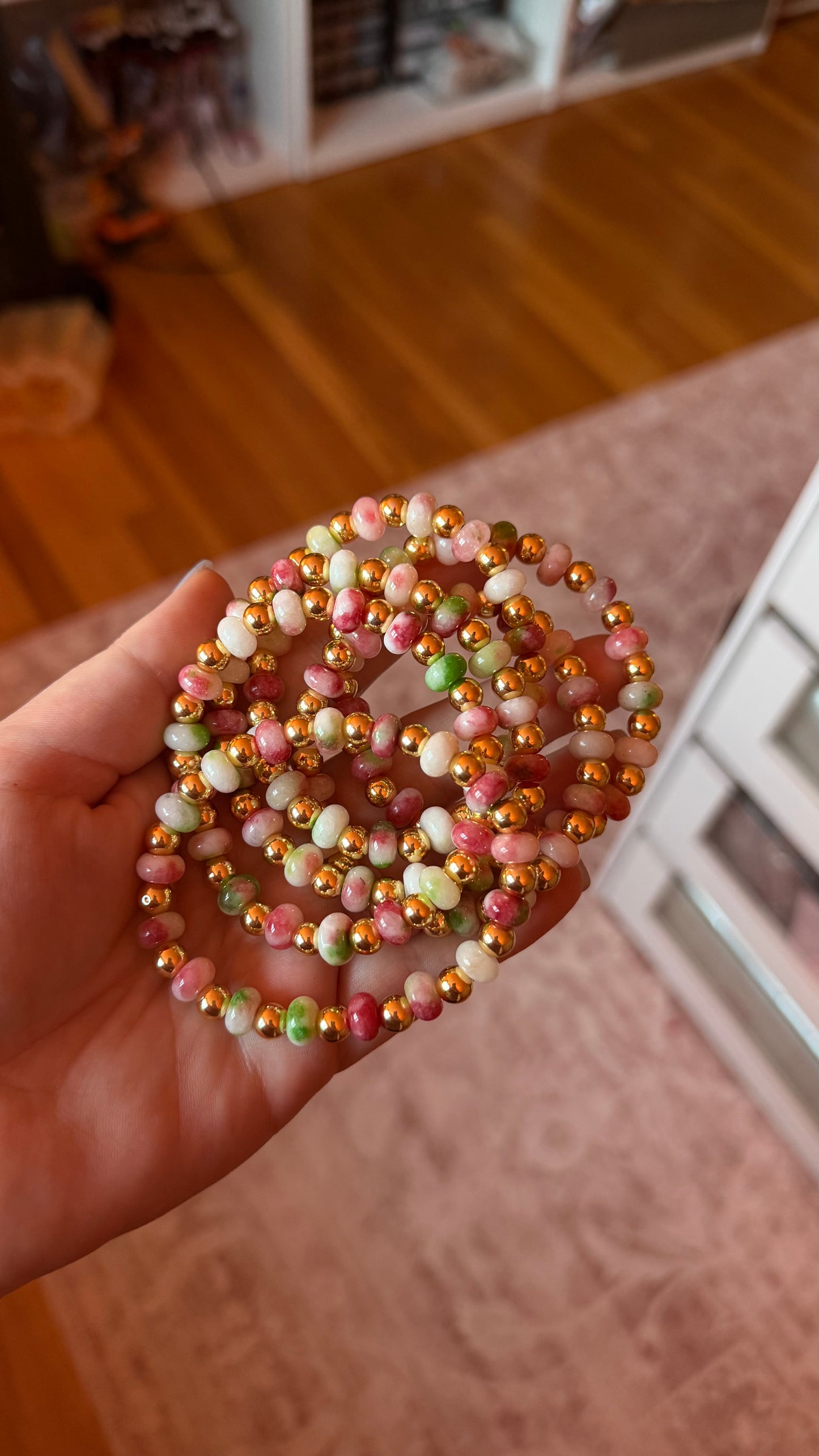 Christmas Stone Bracelet