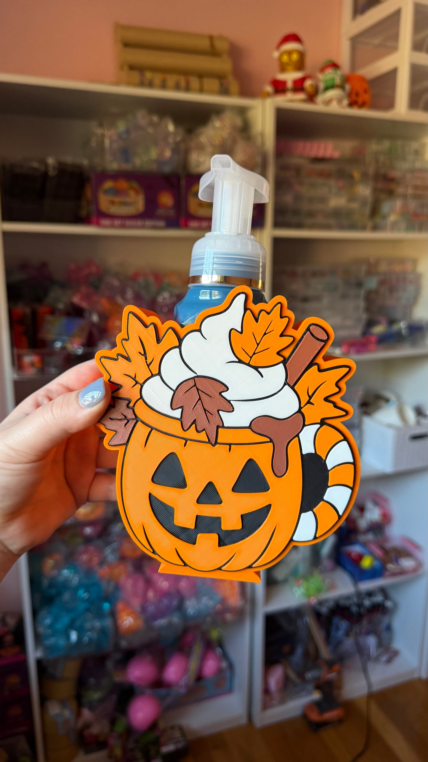 Pumpkin Spice Latte Soap Holder
