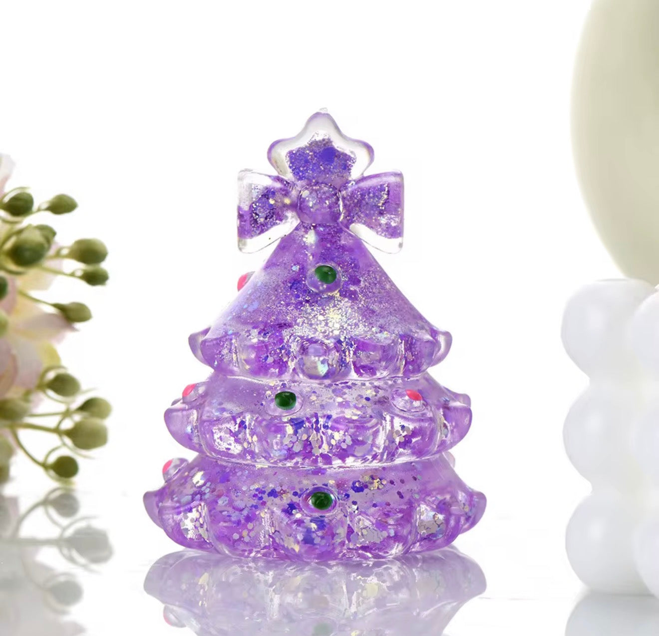 Christmas Tree Glitter Squishy