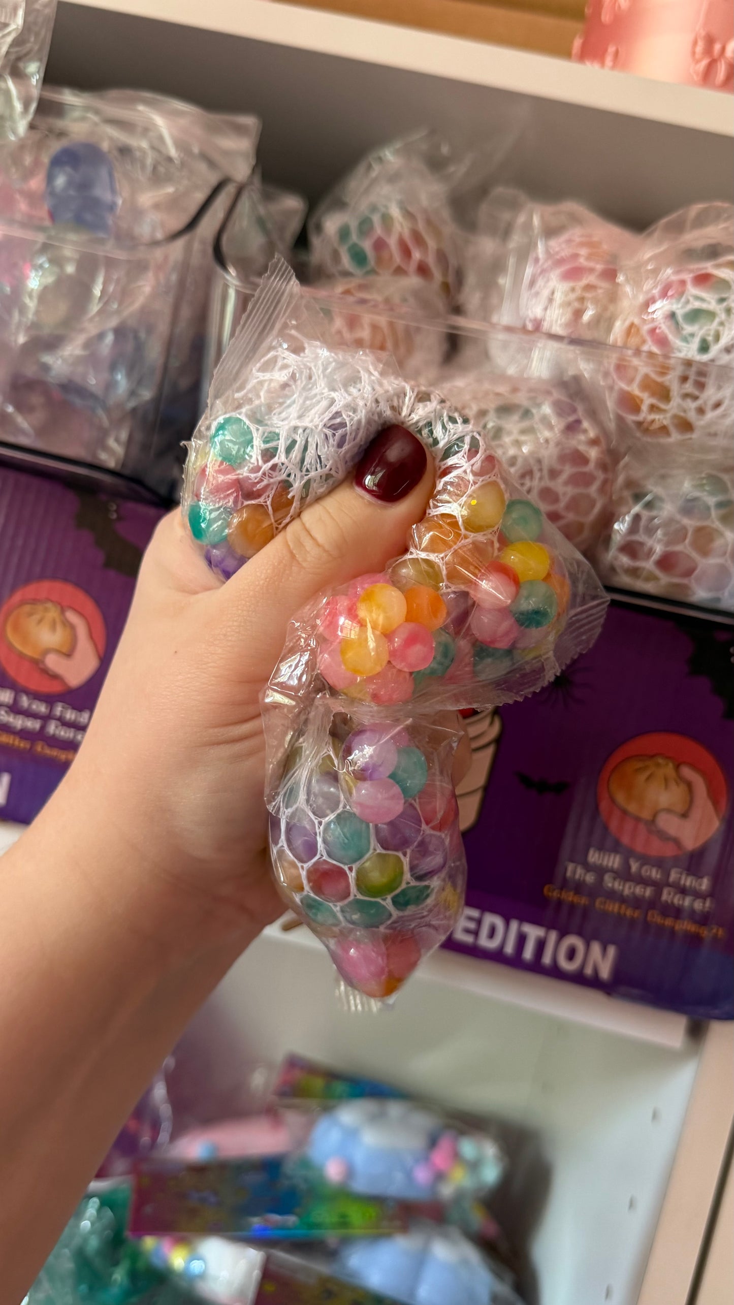Rainbow Squishy Stress Ball Squish
