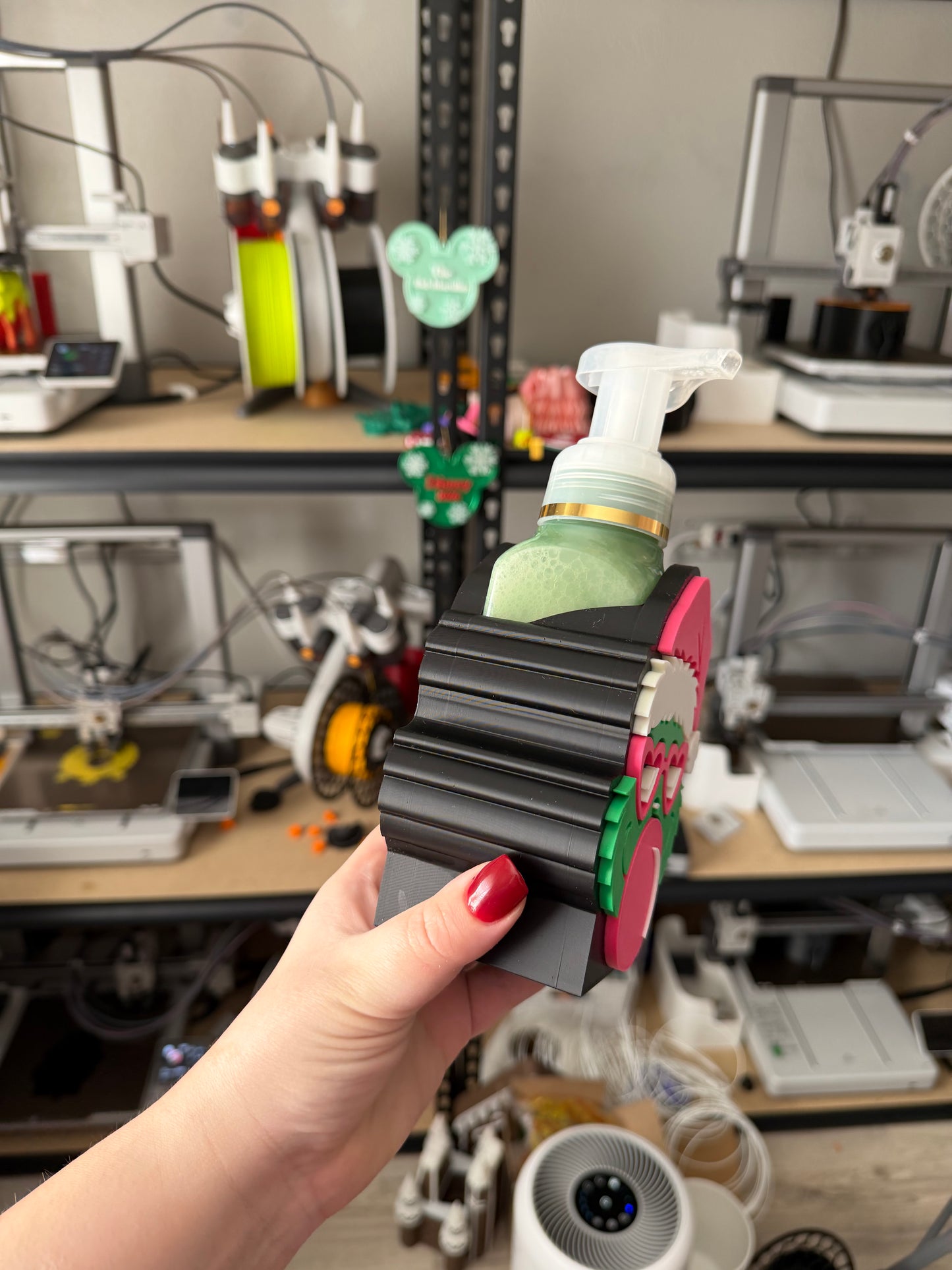 Grinchy Bubblegum Soap Holder