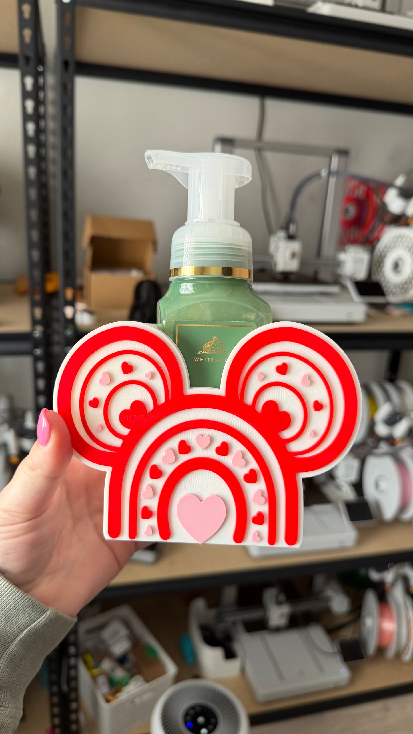 Valentine’s Mouse Soap Holder