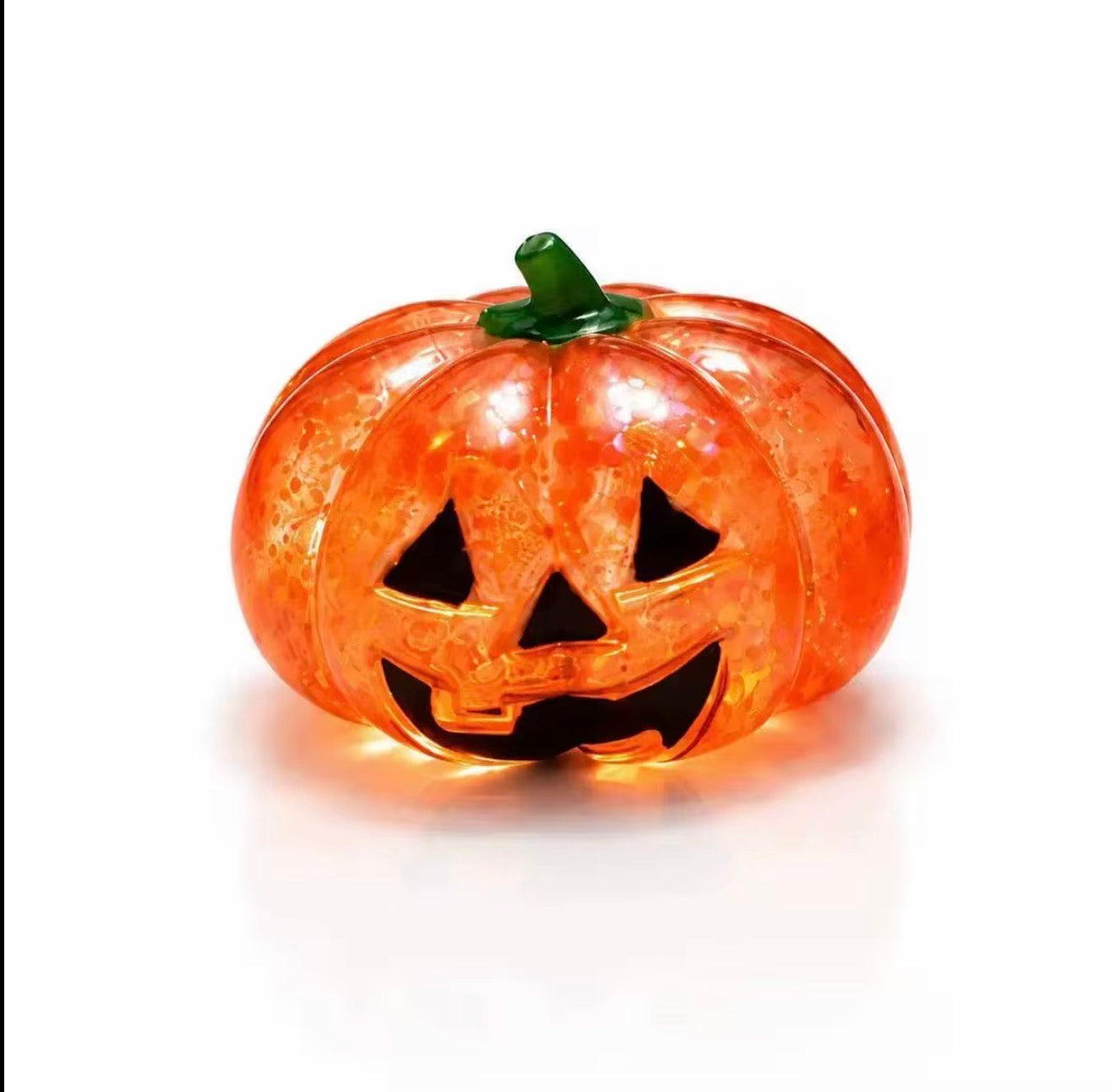 Glitter Pumpkin Squishy Toy