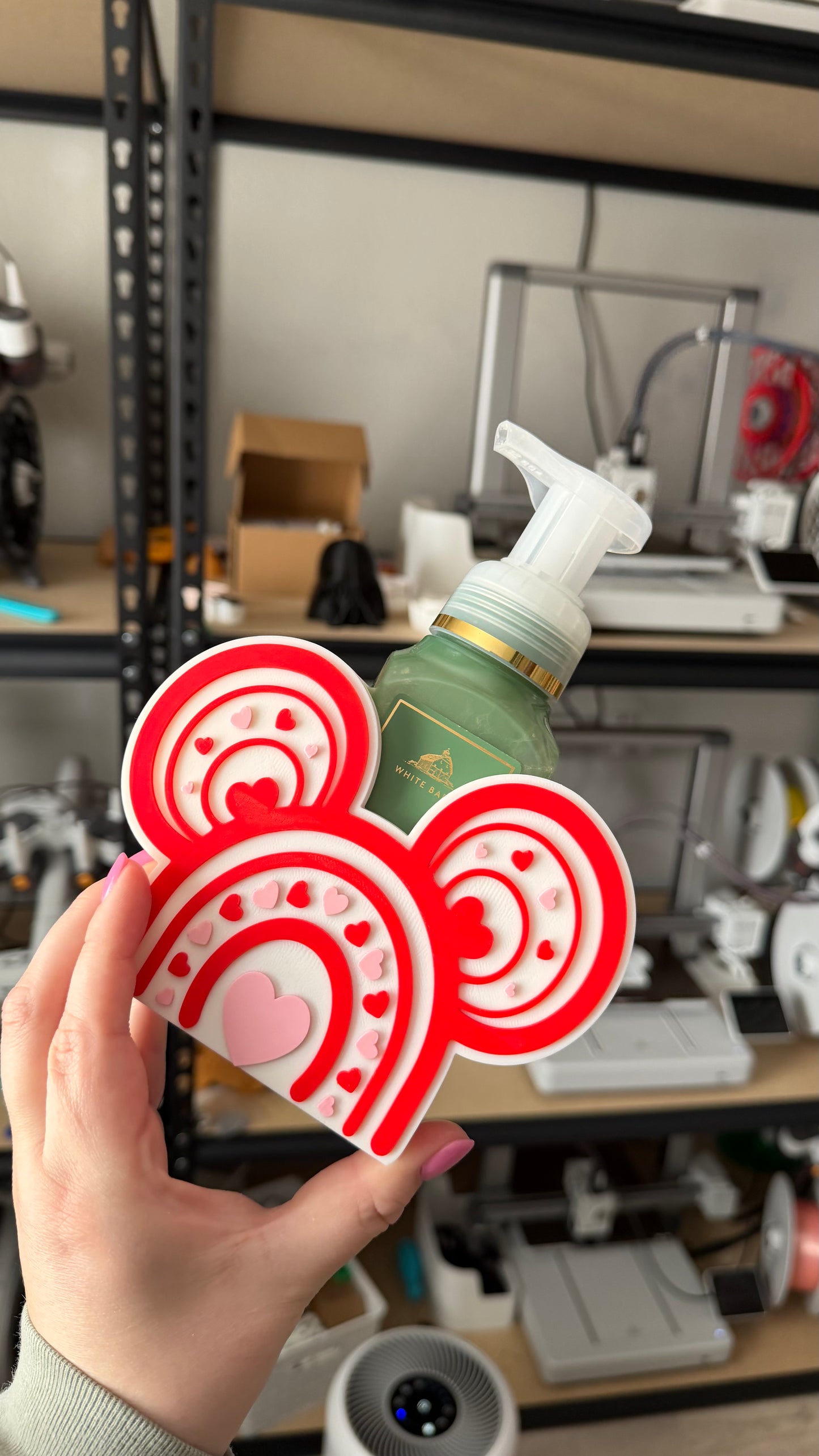 Valentine’s Mouse Soap Holder