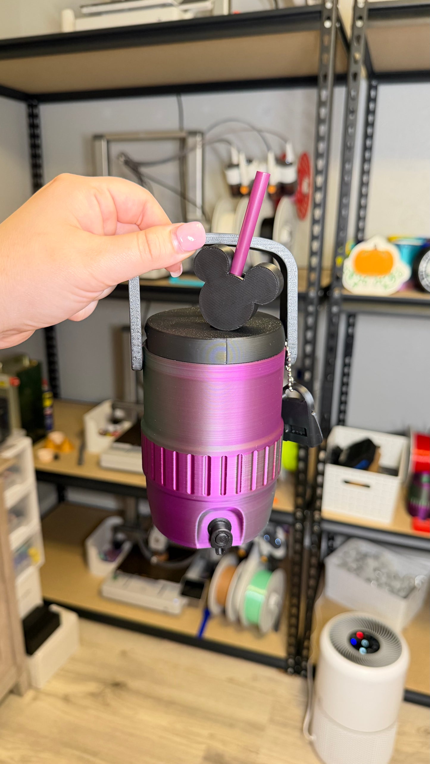 Chameleon Silk Can Holder Set