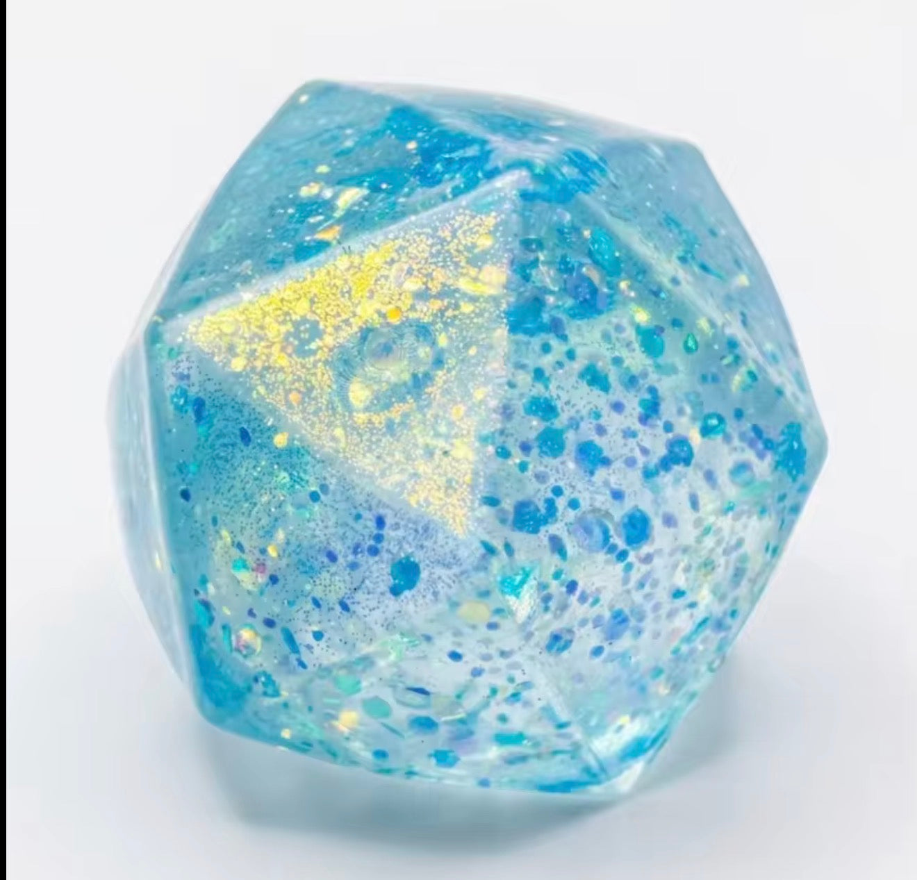 Geometric Glitter Squishy